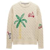 Thumbnail 1 of Joules Women's Palm Tree Jumper - Cream