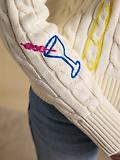 Thumbnail 4 of Joules Women's Palm Tree Jumper - Cream