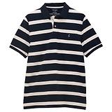 Thumbnail 1 of Joules Men's Woody Cotton Pique Polo Shirt - Navy & White Stripe