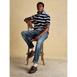 Thumbnail 6 of Joules Men's Woody Cotton Pique Polo Shirt - Navy & White Stripe