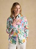Thumbnail 2 of Joules Women's Anna Long Sleeve 100% Linen Shirt - Multi Floral
