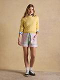 Thumbnail 4 of Joules Women's Annie Shorts - Green Pink Stripe