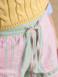 Thumbnail 5 of Joules Women's Annie Shorts - Green Pink Stripe