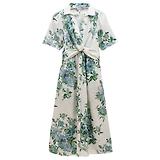 Thumbnail 1 of Joules Women's Marina Knot Dress - White Blue