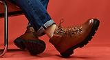 Thumbnail 7 of Oliver Sweeney Men's Helford Milled Leather Hiker Boots - Dark Tan