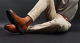 Thumbnail 6 of Oliver Sweeney Men's Swanley Antiqued Leather Zip Boots - Tan