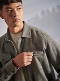 Thumbnail 4 of Penfield Men's Brushed Textured Overshirt - Mid Grey Heather