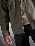Thumbnail 5 of Penfield Men's Brushed Textured Overshirt - Mid Grey Heather