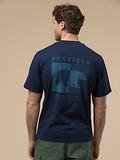Thumbnail 5 of Penfield Men's Contrast Stripe Bear T-Shirt - Navy