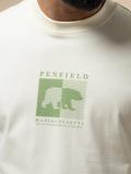 Thumbnail 8 of Penfield Men's Contrast Stripe Bear T-Shirt - Vanilla