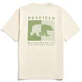 Thumbnail 2 of Penfield Men's Contrast Stripe Bear T-Shirt - Vanilla