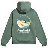 Thumbnail 1 of Penfield Men's Circle Landscape Hoodie - Dark Forest