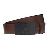 Thumbnail 1 of Belstaff Men's Calf Leather Phoenix Buckle Belt - Ebony