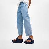 Thumbnail 2 of FitFlop Women's PLATFFORMS Denim Wedge Toe-Post Sandals - Dark Denim