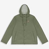 Thumbnail 6 of Hunter Unisex Downpour Izzy Pu Hooded Jacket - Deep Lichen Green