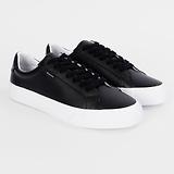 Thumbnail 4 of PS By Paul Smith Men's Coated Leather Amos Trainers - Black