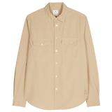 Thumbnail 1 of PS By Paul Smith Men's Cotton-Poplin Overshirt - Light Tan