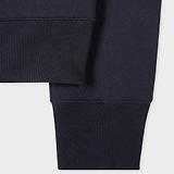 Thumbnail 6 of PS By Paul Smith Men's Cotton Zebra Logo Zip-Neck Sweatshirt - Navy