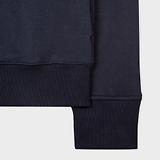 Thumbnail 7 of PS By Paul Smith Men's Cotton Zebra Logo Zip Sweatshirt - Navy