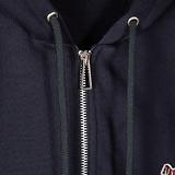 Thumbnail 6 of PS By Paul Smith Men's Cotton Zip-Front Zebra Logo Hoodie - Dark Navy