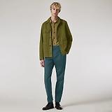 Thumbnail 3 of PS By Paul Smith Men's Garment-Dye 'Broad Stripe Zebra' Cotton Work Jacket - Khaki