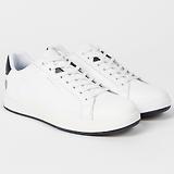 Thumbnail 2 of PS By Paul Smith Men's Leather Albany Zebra Trainers - White