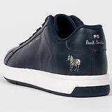 Thumbnail 4 of PS By Paul Smith Men's Leather 'Albany' 'Zebra' Trainers - Navy