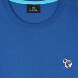 Thumbnail 2 of PS By Paul Smith Men's Organic Cotton Zebra Logo T-Shirt - Ocean Blue