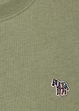 Thumbnail 2 of PS By Paul Smith Men's Organic Cotton Zebra Logo T-Shirt - Washed Green