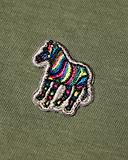 Thumbnail 4 of PS By Paul Smith Men's Organic Cotton Zebra Logo T-Shirt - Washed Green