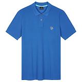 Thumbnail 1 of PS By Paul Smith Men's Organic Cotton Zebra Polo Shirt - Ocean Blue