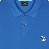 Thumbnail 2 of PS By Paul Smith Men's Organic Cotton Zebra Polo Shirt - Ocean Blue