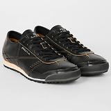 Thumbnail 2 of PS By Paul Smith Men's 'Mestre' Leather Trainers - Black