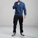 Thumbnail 6 of Parajumpers Men's Broad Peak Half-Zip Fleece - True Blue