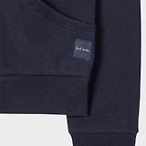 Thumbnail 7 of Paul Smith Men's Cotton 'Artist Stripe' Zip Lounge Top - Navy