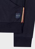 Thumbnail 6 of Paul Smith Men's Jersey Cotton Zip Lounge Hoodie - Navy