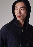 Thumbnail 3 of Paul Smith Men's Jersey Cotton Zip Lounge Hoodie - Navy