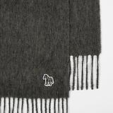 Thumbnail 2 of Paul Smith Men's Lambswool Zebra Scarf - Grey