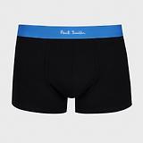 Thumbnail 5 of Paul Smith Men's Mix Waistband 3 Pack Trunks - Black