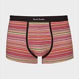 Thumbnail 3 of Paul Smith Men's Organic-Cotton Mixed Stripe 3 Pack Boxer Briefs - Black