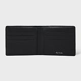 Thumbnail 2 of Paul Smith Men's Pebble-Grain Leather Zebra Billfold Wallet - Black