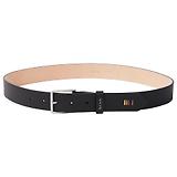 Thumbnail 1 of Paul Smith Men's 'Artist Stripe' Stitch Leather Belt - Black