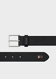Thumbnail 2 of Paul Smith Men's 'Artist Stripe' Stitch Leather Belt - Black