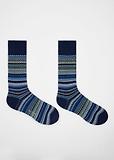 Thumbnail 4 of Paul Smith Men's Striped 3 Pack Socks - Navy