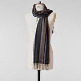 Thumbnail 5 of Paul Smith Men's Trent Stripe Scarf - Grey