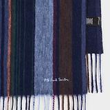 Thumbnail 2 of Paul Smith Men's Wool Multi Colour Stripe Scarf - Navy
