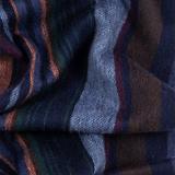 Thumbnail 4 of Paul Smith Men's Wool Multi Colour Stripe Scarf - Navy