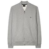 Thumbnail 1 of PS By Paul Smith Men's Zebra Logo Cotton Bomber Jacket - Grey Melange