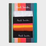 Thumbnail 2 of Paul Smith Men's 'Artist Stripe' Boxer Briefs / Trunks 3 Pack - Multicolour