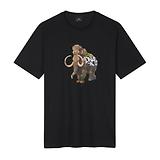 Thumbnail 1 of Paul Smith Men's 'Graffiti Mammoth' Print T-Shirt - Black